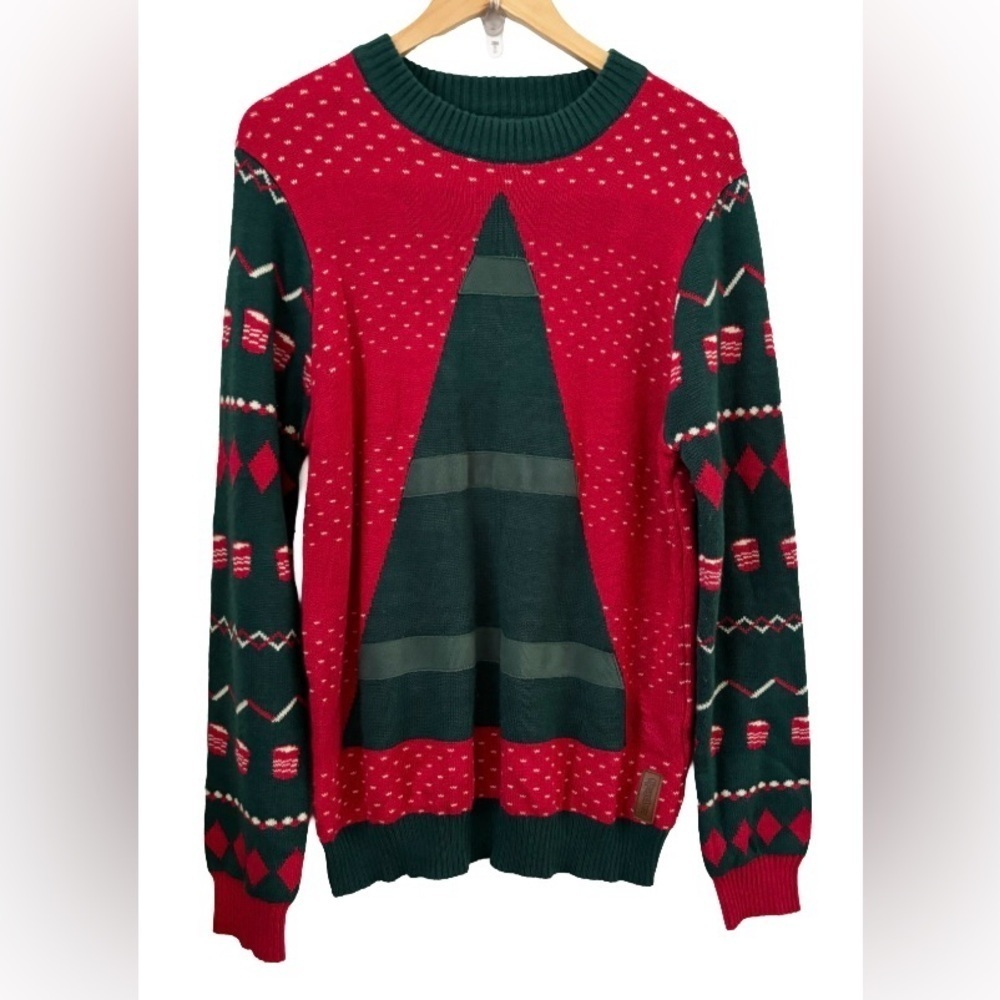 Tipsy Elves ugly Christmas sweater SZ L holiday Christmas ugly